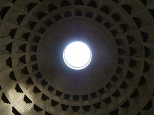 Oculus,of the Pantheon  Rome,Italy 